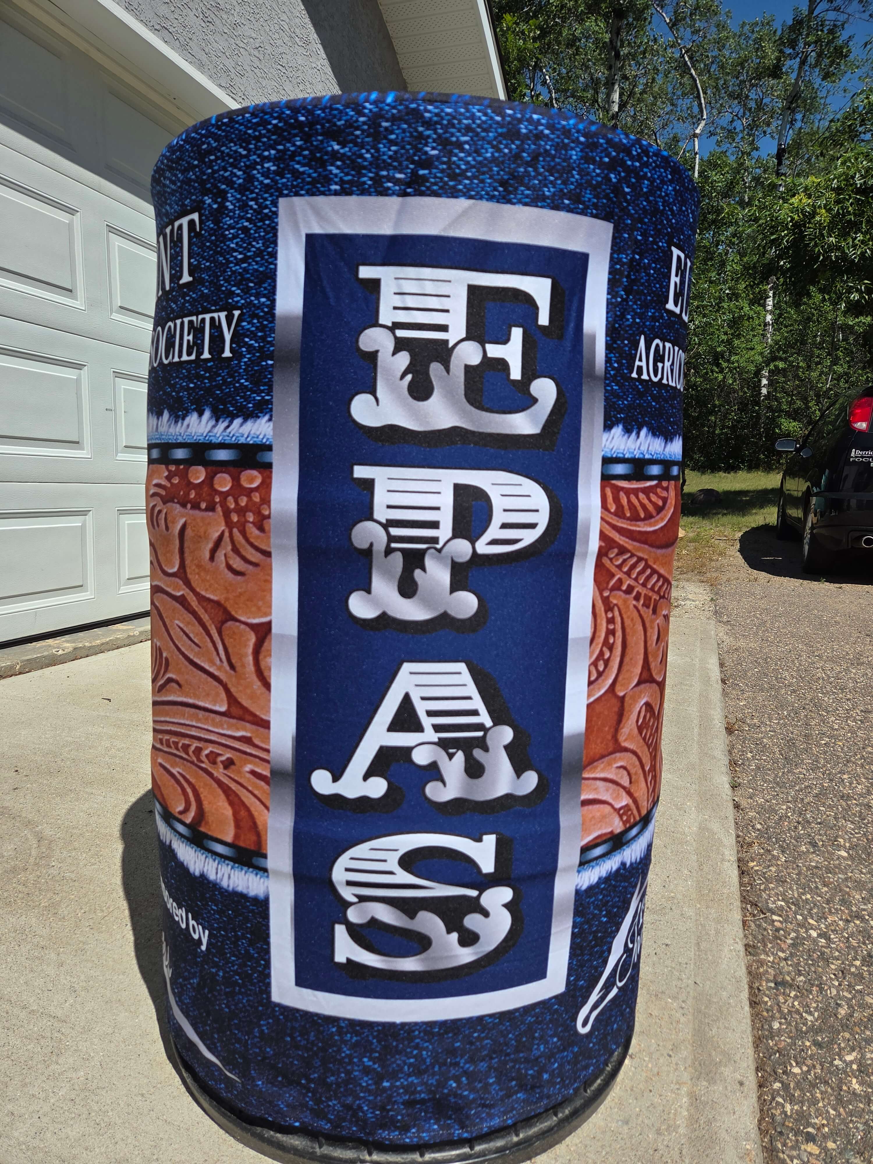 Fabric barrel cover