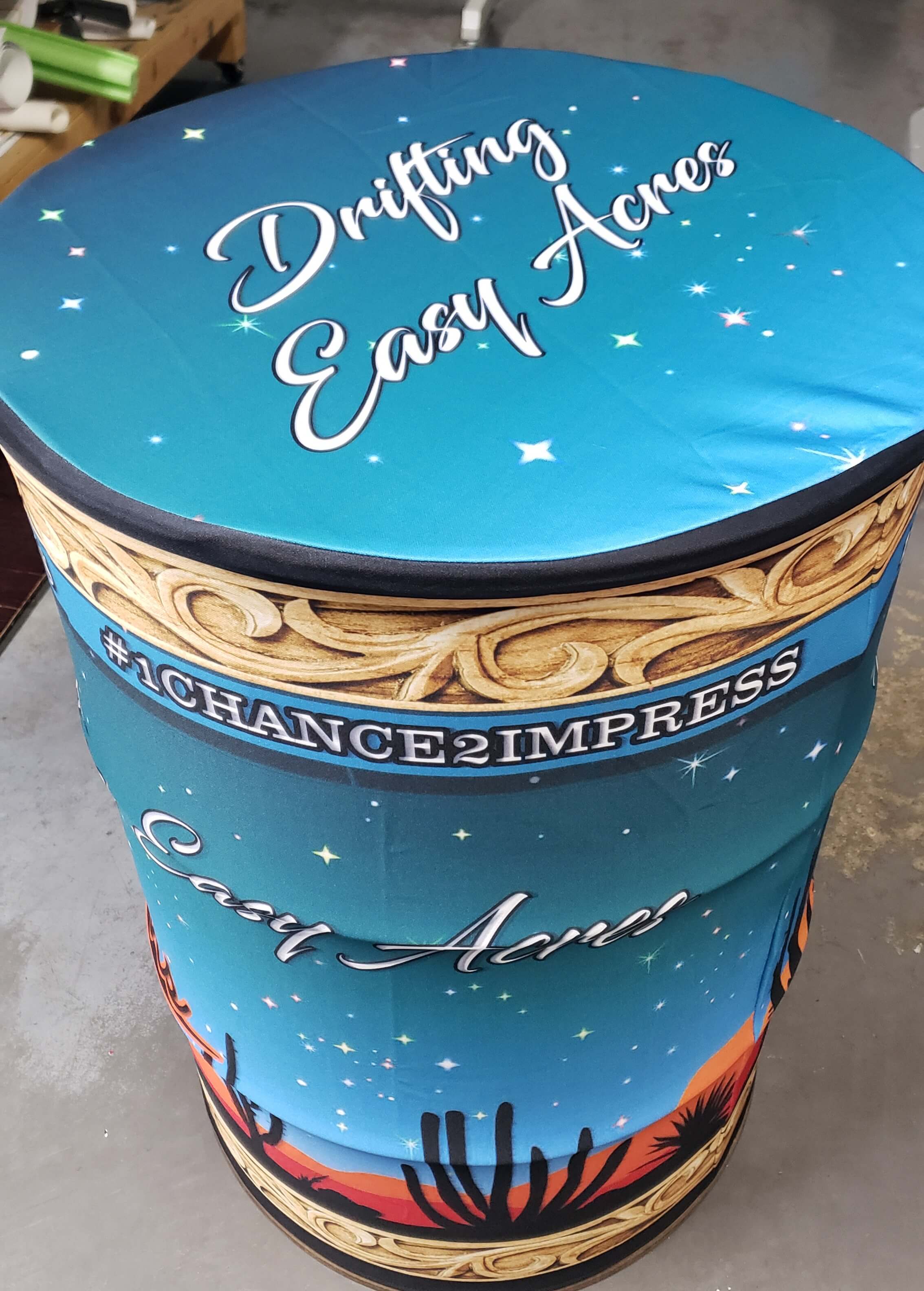 Fabric barrel cover
